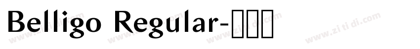 Belligo Regular字体转换 Belligo Regular字体转换